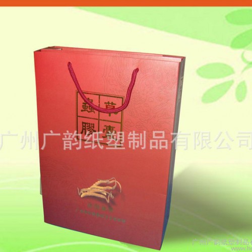 厂家定做冲孔款式纸袋 吊带纸袋图3