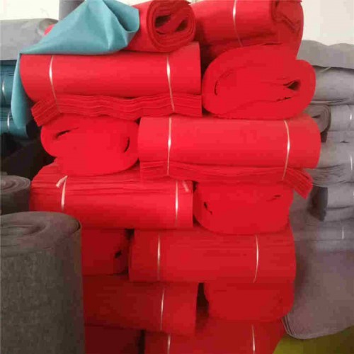 供应针刺彩色无纺布 定做电脑包 钱包 羊毛毡床垫 加厚加基布工业毛毡 传送带 包装毡布 无纺布，羊毛毡，针刺毡图7