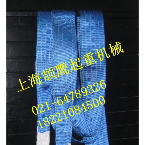 供应沪工10T6M扁平吊带 起重吊装带图1