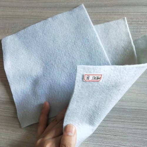 偃师国标土工布300g 防渗土工布 滤水无纺布 绿色土工布图3