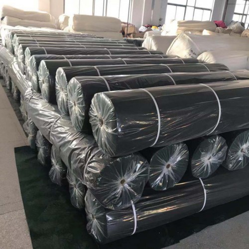 定制双层PET PP复合针刺防草无纺布 太阳能垫板下除草不织布图5