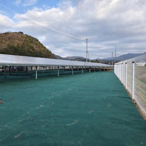 定制双层PET PP复合针刺防草无纺布 太阳能垫板下除草不织布图2