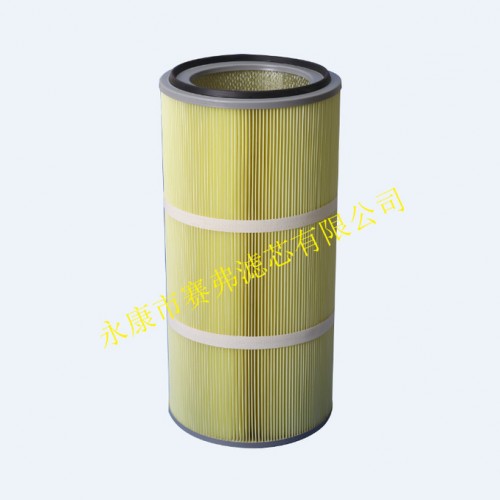 粉尘滤芯 粉尘滤筒 聚酯纤维无纺布滤芯滤筒  粉尘过滤器. 滤筒式过滤器  无纺布滤芯滤筒 粉尘滤芯