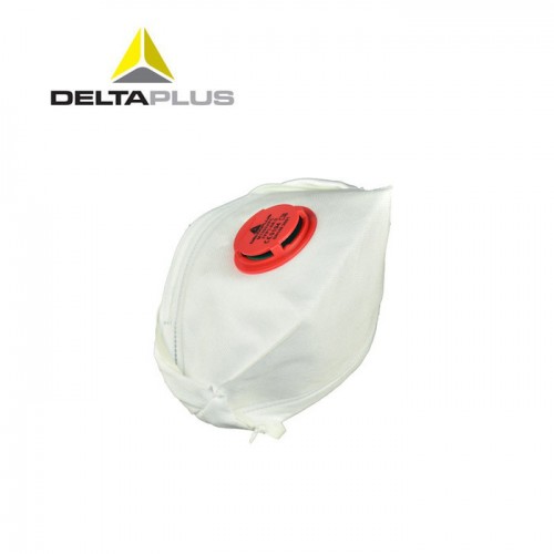 DELTA/代尔塔104106可折叠无纺布防护口罩 舒适宽大配弹性头带 衬泡沫垫调节鼻夹图3