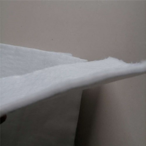 现货厂家聚酯长丝土工布300g 路面白色无纺布图7
