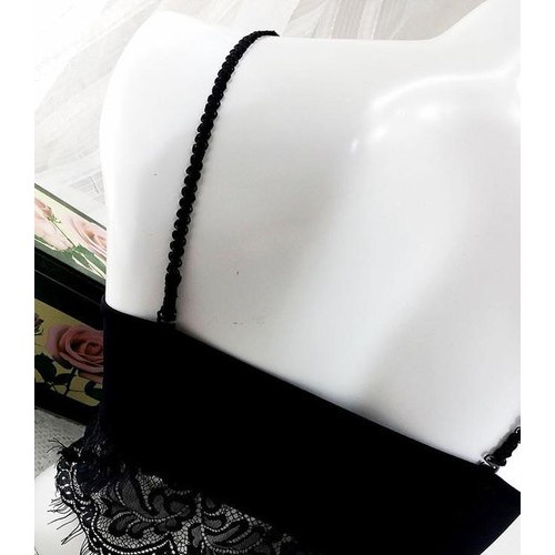 胸衣 裹胸晶婷621夏季花边睫毛蕾丝【裹胸】吊带、小背心防走光吊带打底衫图7