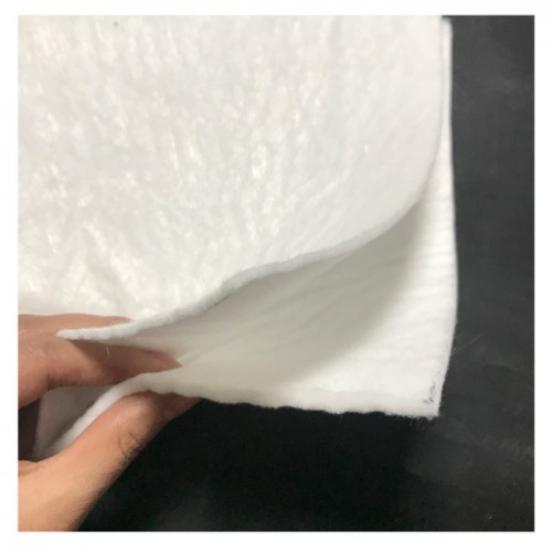 供应聚酯长丝土工布路面白色无纺布工程涤纶长丝土工布复合膜隔离过滤长丝布图5