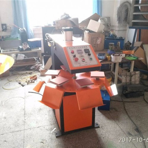自动六工位烫画机 无纺布凹凸压花机,无纺布压标机,**图3