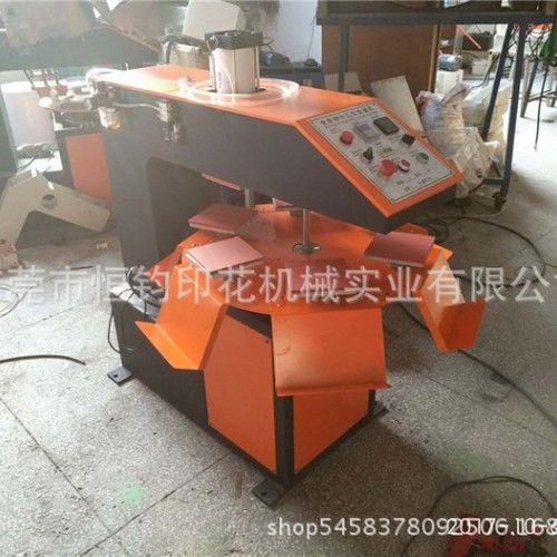 自动六工位烫画机 无纺布凹凸压花机,无纺布压标机,**图5