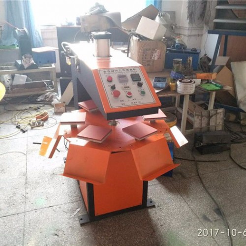 自动六工位烫画机 无纺布凹凸压花机,无纺布压标机,**图4