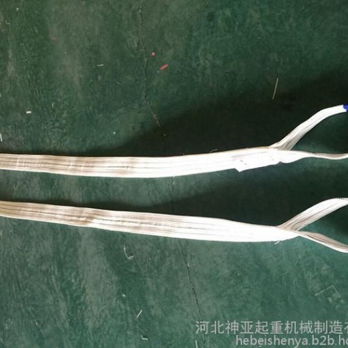 吊装带2T*3M扁平白色吊带涤纶吊装带起重索具吊带图3