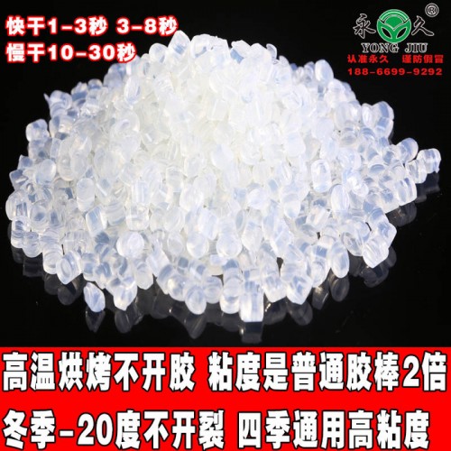 永宏热熔胶粒无纺布口罩鼻梁条粘合用高粘度1-3秒快干型热熔胶粒无烟无味环保高效不刺激**现货供应 无纺布粘合专用胶粒图8