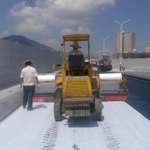 白色防渗土工布  工程建筑护坡路面养护无纺布  防水涤纶长丝土工布图6