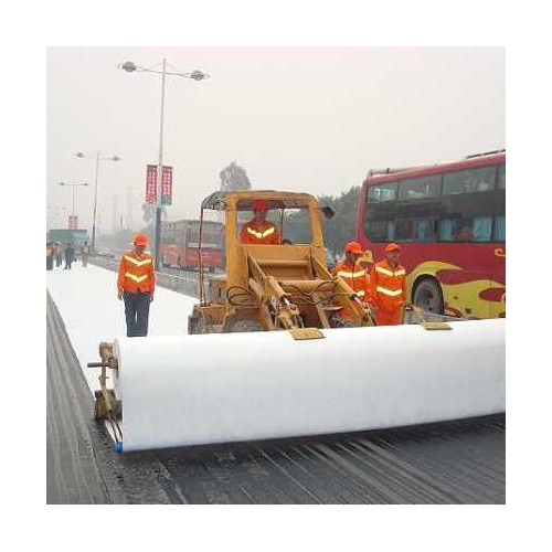 白色防渗土工布  工程建筑护坡路面养护无纺布  防水涤纶长丝土工布图8