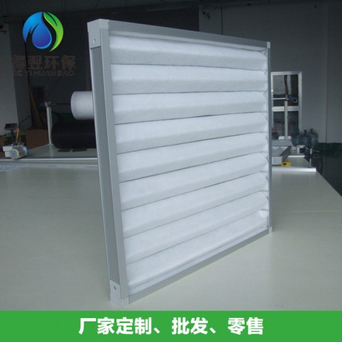 得翌环保定制铝框可洗式空气过滤网初效无纺布滤网无纺布板式过滤器 初效过滤器 初效空气过滤器图1