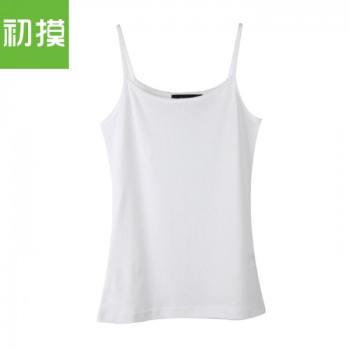 初摸 新款修身百搭吊带衫  纯色打底吊带小背心女时尚女装新品图3