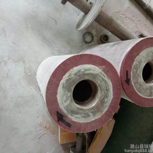 **研磨不织布辊 百洁布刷 海绵吸油无纺布辊刷 抛光刷辊图3