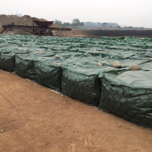 天之鹰**  绿色聚丙烯40*60无纺布土工石笼袋  矿山绿化修复生态袋 绿色聚丙烯无纺布土工石笼袋图1