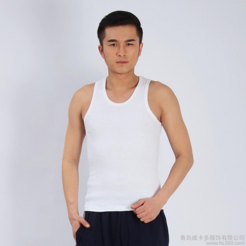 供应洛克菲尔XL-XXXL男纯棉弹力背心