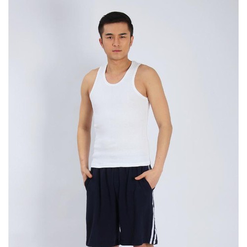 供应洛克菲尔XL-XXXL男纯棉弹力背心图3