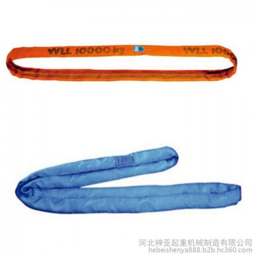 厂家批发 环形圆套柔性吊装带 合成纤维吊带 工业吊装带 高强度吊装绳带 **吊带图3