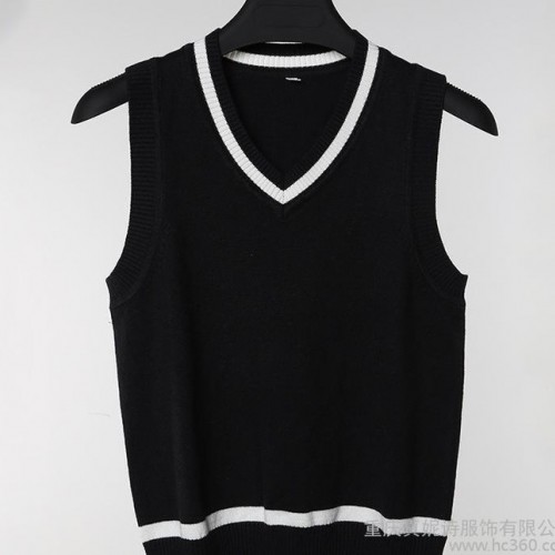 真妮诗服饰 男女纯棉背心 长纹棉 棉毛衫图3