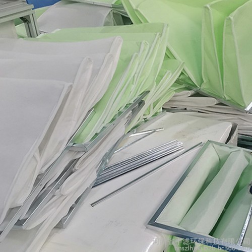 490*592*550 g4初效无纺布袋式过滤器 初效袋式过滤器 空气过滤器 袋式 铝框初效无纺布袋式空气过滤器图3