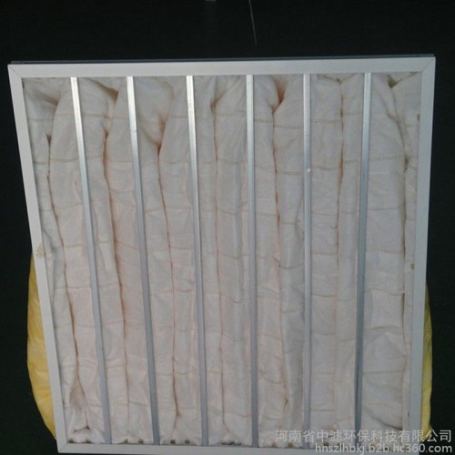 490*592*550 g4初效无纺布袋式过滤器 初效袋式过滤器 空气过滤器 袋式 铝框初效无纺布袋式空气过滤器图5
