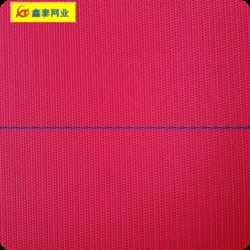 现货供应 纺粘无纺布网帘聚酯网帘 FZWL 4106红扁 大透气量 全聚酯滤网图2