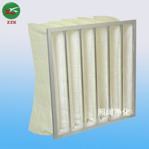 照阔ZZK 袋式静电棉过滤器 中效无纺布过滤器 空气滤网 上海厂家定制 空气过滤器图3