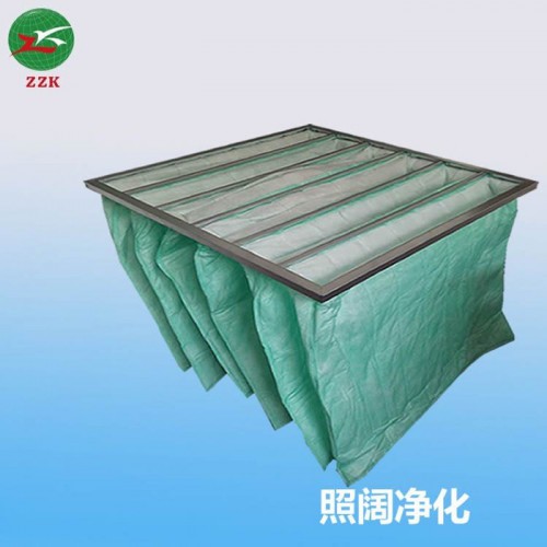 照阔ZZK 袋式静电棉过滤器 中效无纺布过滤器 空气滤网 上海厂家定制 空气过滤器图4