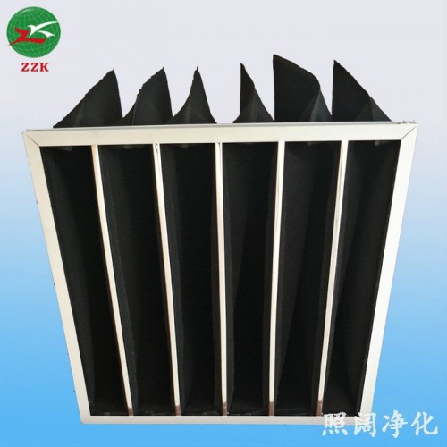 照阔 ZZK 活性炭袋式过滤器 镀锌框 铝框活性炭无纺布袋式空气过滤袋 除异味 厂家定制图3