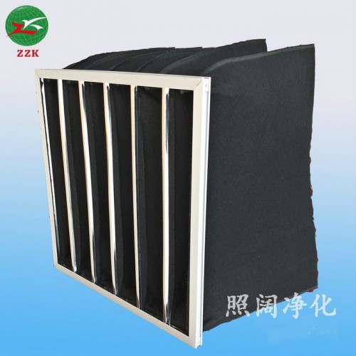 照阔 ZZK 活性炭袋式过滤器 镀锌框 铝框活性炭无纺布袋式空气过滤袋 除异味 厂家定制图2