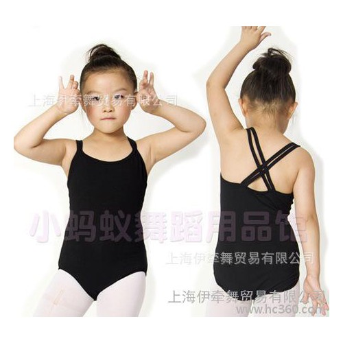 儿童练功服体操服 形体表演服 吊带服棉质吸汗 儿童/成人图2