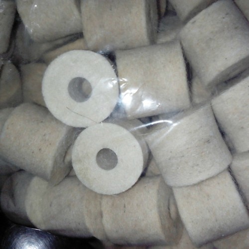 羊毛毡加厚床垫 针刺无纺布 油封 毛毡筒图1