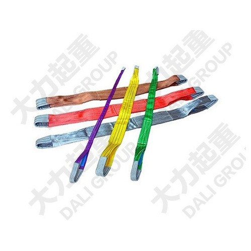 扁平吊装带3T4M 彩色涤纶吊带合成纤维吊装带