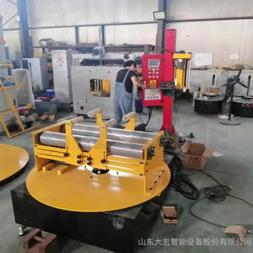 大宏P500/P800 小型圆筒缠绕机 缠绕机厂家直供 无纺布圆筒纸缠绕打包机图1