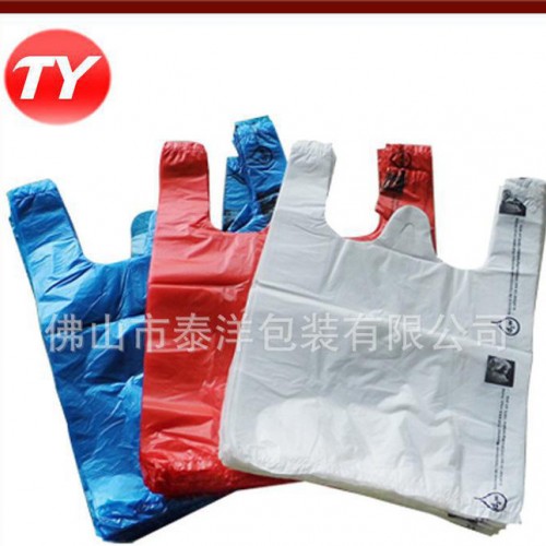 【专业品质】大量超市必备耐用背心袋 全新料环保**塑料袋图2
