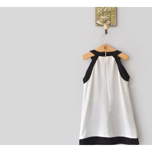 童装2015夏装新款 韩版女童吊带裙白色儿童女连衣裙混批微信