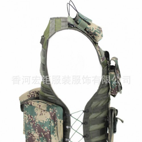 2013式二炮迷彩通用单兵战斗携行具 干部配置战术背心图3