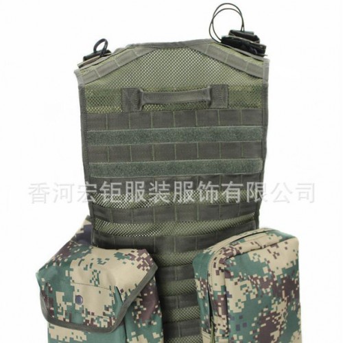 2013式二炮迷彩通用单兵战斗携行具 干部配置战术背心图2
