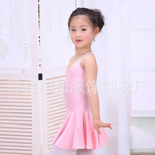 夏季女童舞蹈服装儿童练功服幼儿吊带表演出服学生考级跳舞服图2