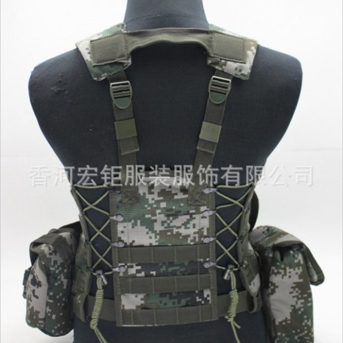 06通用单兵战斗携行具战术背心 干部配置图2