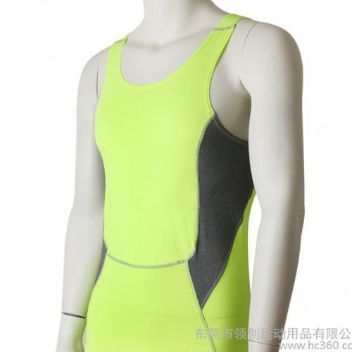pro运动紧身衣男 弹力压缩健身衣服篮球跑步训练速干背心一件图3