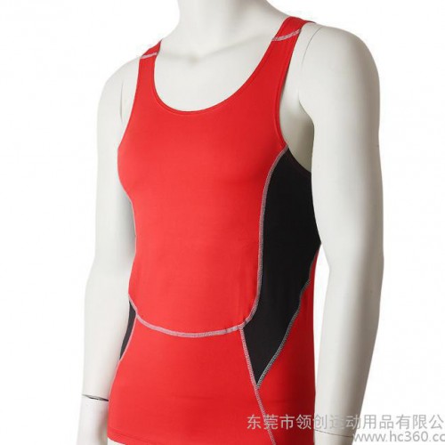 pro运动紧身衣男 弹力压缩健身衣服篮球跑步训练速干背心一件图2