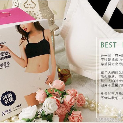 FENGDIER 2015夏微信爆款 欧美后背交叉镂空美背打底吊带瑜伽抹胸图3