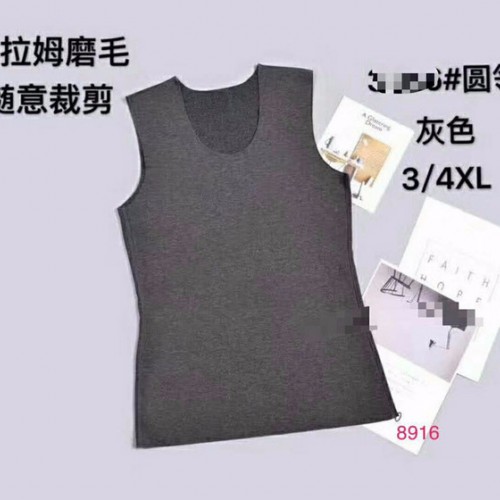 绿尚 竹纤维男士磨毛随心裁保暖背心8916黑的灰色宝蓝色酒红色下单电话联系图4