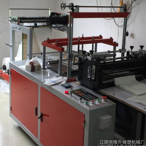 厂家定制500型背心袋，超市连卷袋，垃圾袋塑料制袋机图1