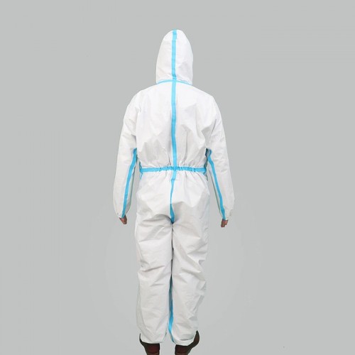 一次性隔离衣/防护服PP+PE无纺布资质齐全 防疫物资 量大从优图3