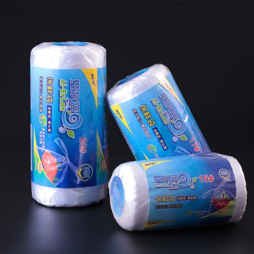 背心装 点断式 环保PE食品保鲜袋  广东江门生产厂家图1